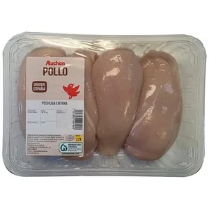 Auchan Pechugas de Pollo Enteras Producto Alcampo. 750 G