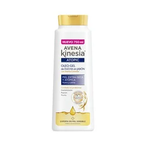 Avena Kinesia Atopic Oleo Gel de Ducha sin Jabón y con Avena Coloidal, para Pieles Extra Secas y Atópicas 750 Ml.