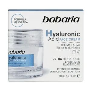 Babaria Crema Facial Ultra Hidratante y Mejoradora del Volumen y la Elasticidad 50 Ml.