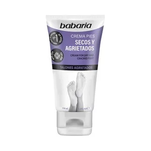 Babaria Crema para Pies con Aloe Vera, Especial Pies Secos y Talones Agrietados 150 Ml.