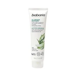 Babaria Gel Limpiador Facial Matificante con Aloe Vera y Alga Verde 150 Ml. 165 ML