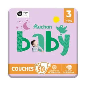 Producto Alcampo Baby Pañales Talla 3 (4-9 Kg) 120 Uds.