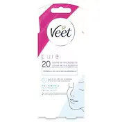 Bandas de Cera Depilatoria Facial Veet Caja 20 Unidades