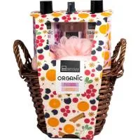 Set Baño Cesta Organic 5 Piezas IDC Institute, Pack 1 Ud