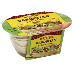 Barquitas Tortillas de Trigo Tiernas 8 Unidades  OLD el Paso 193 G