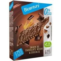 Barrita de Choco Negro sin Azúcar Bicentury Sarialis, Caja 102 G
