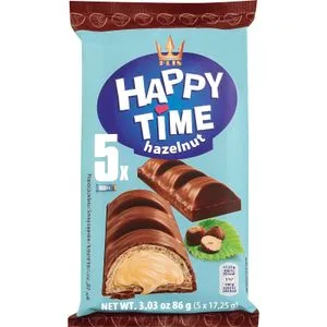 Barrita de Chocolate Rellena Avellana y Leche 5 X 17 Gr