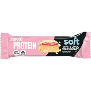 Barrita de Proteínas Soft Sabor Chocolate Blanco y Fresa  Corny 45 G