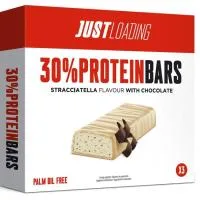 Barrita Proteica Straciatella Justloading, Pack 3x30 G