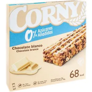 Barritas Cereales con Choco Blanco 0% Pack 6 120 Gr