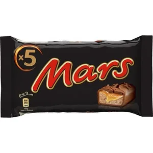 Barritas de Chocolate y Caramelo Pack 5x45 Mars