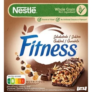 Barritas de Cereales con Chocolate 8 Unidades  Nestle Fitness 141 G