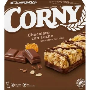 Barritas de Cereales con Chocolate con Leche y sin Aceite de Palma 6 Unidades Corny