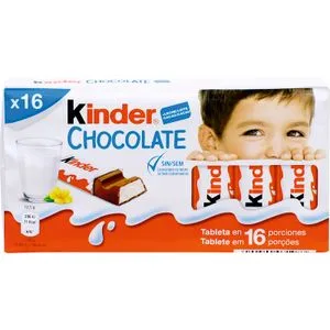 Barritas de Chocolate con Leche 200 Gr
