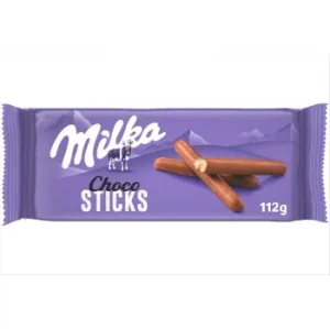 Barritas de Galleta Cubiertas de Chocolate Milka 112 G.