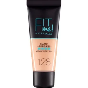 Base de Maquillaje Fit Me Matte Afina Poros 128 Warm Nude Maybelline