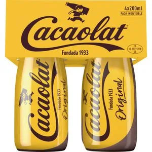 Batido Cacao Botellín 4 X 200 Ml