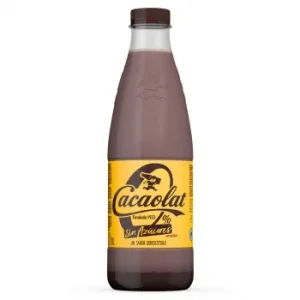 Batido de Cacao con Edulcorantes Cacaolat sin Gluten y sin Azúcar Añadido Botella 1 L.