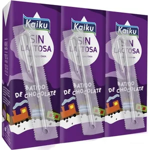 Batido de Cacao sin Lactosa Pack 3 Kaiku sin Lactosa