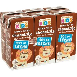 Batido de Chocolate 90% Leche Pack de 6 6 X 200 Ml