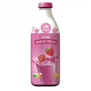 Batido de Fresa Carrefour Classic sin Gluten 1 L.