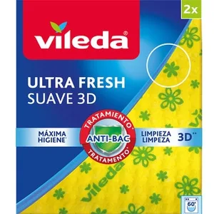 Bayeta Antibacterias Ultra Fresh Suave 3d Tratamiento Anti-bacteriano Vileda