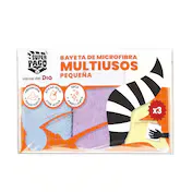 Bayeta de Microfibra Multiusos Pequeña Super Paco de Dia Bolsa 3 Unidades