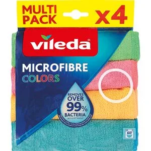 Bayeta Microfibra Colors 4 u