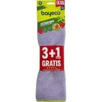 Bayeta Microfibra XXL Bayeco, Pack 3+1 Ud