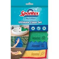 Bayetas Ultimate Clean Set Spontex, Pack 3 Uds