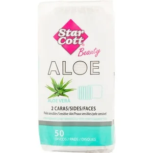 Beauty Discos Desmaquilladores 2 Caras Aloe Vera Star Cott