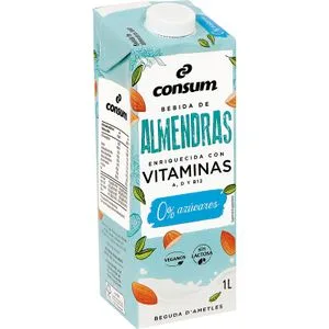 Bebida de Almendras 0% Azúcar Brik 1 L