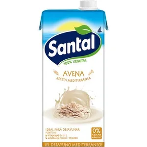 Bebida de Avena sin Lactosa, sin Azúcar y 100% Vegetal Santal