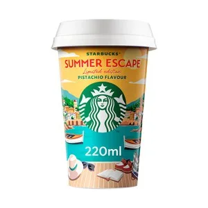 Starbucks Bebida de Café con Sabor a Pistacho Edición Limitada Summer Escape 220 Ml.