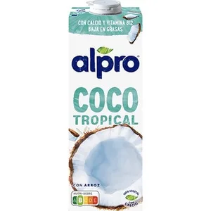 Bebida de Coco Tropical con Calcio y Vitamina B12  Alpro 1 L
