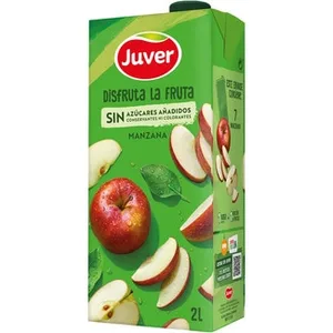 Bebida de Zumo de Manzana a Partir de Concentrado sin Azúcares Añadidos Juver Disfruta