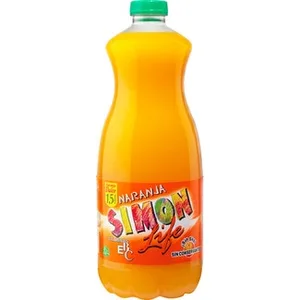 Bebida de Zumo de Naranja sin Gas  Simon Life 1.5 L