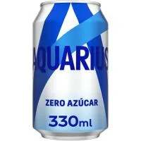 Bebida Isotonica de Limón sin Azúcar Aquarius, Lata 33 Cl