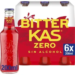 Bebida Refrescante Amarga de Extractos de Plantas Zero Azúcar sin Alcohol Pack 6 Bitter KAS