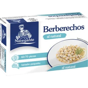 Berberechos al Natural 60-70 Piezas Navegante