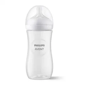 Biberón Anticólico Tetina de Silicona Flujo 4  3m+ Natural Response Philips Avent 330 Ml.