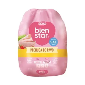 EL Pozo Bienstar Pechuga de Pavo Cocida Reducida en Sal - Loncha Fina 1 Mm 127.5 G