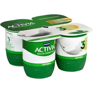 Yogur Griego Natural Danone Pack de 4 Unidades de 110 G.