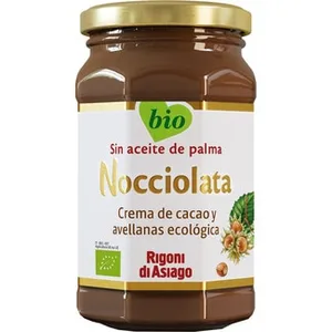 Bio Crema de Cacao y Avellanas Ecológica  Nocciolata 250 G