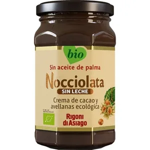 Bio Crema de Cacao y Avellanas Ecológica sin Leche Nocciolata