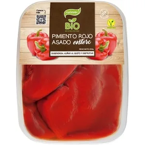 Bio Pimiento Rojo Entero Asado Ecológico y sin Gluten Surinver