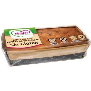 Bizcocho sin Gluten con Pepitas Chocolate 250 Gr