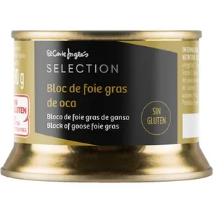 Bloc de Foie Gras de Oca sin Gluten  el Corte Ingles Selection 130 G
