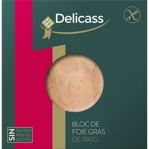 Bloc de Foie Gras de Pato Trufado sin Gluten  Delicass 40 G