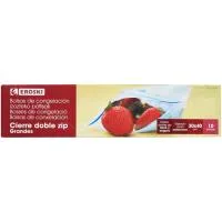 Bolsa de Congelación Zip 30x40 Eroski, Caja 10 Uds